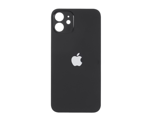 Задня кришка iPhone 12 mini black (Більший отвір) PLS-00-00049736