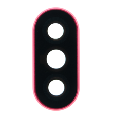Скло камери Xiaomi Redmi Note 6 Pro з рамкою red PLS-00-00053181