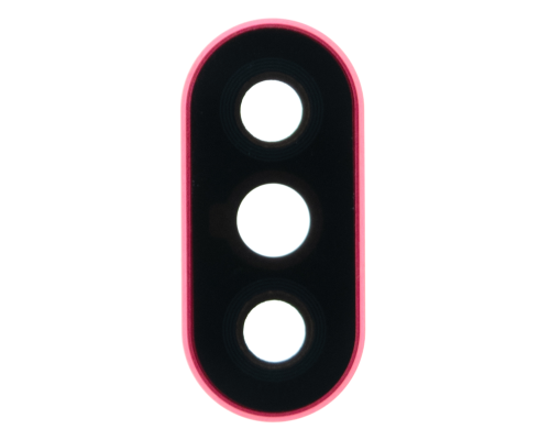 Скло камери Xiaomi Redmi Note 6 Pro з рамкою red PLS-00-00053181