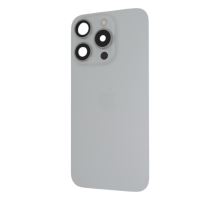 Задня кришка iPhone 15 Pro зі склом камери white (Original) PLS-00-00133654