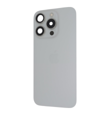 Задня кришка iPhone 15 Pro зі склом камери white (Original) PLS-00-00133654