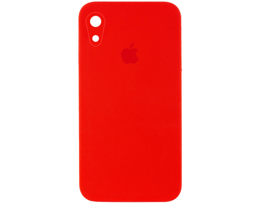 Чохол Silicone Case Квадратні Борти Full Camera iPhone XR red PLS-00-00104663
