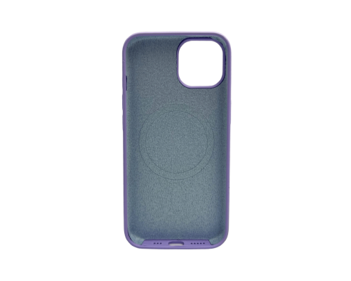 Чохол Silicone case Beats with MagSafe iPhone 15 elegant purple PLS-00-00154919