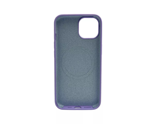 Чохол Silicone case Beats with MagSafe iPhone 14 elegant purple PLS-00-00154854