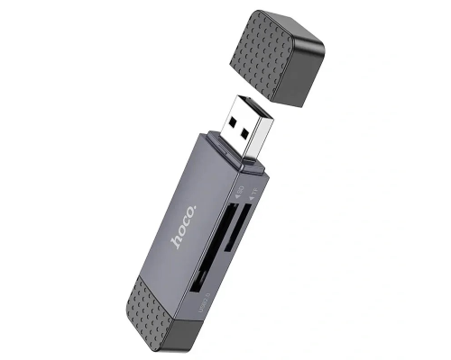 Картридер Hoco HB45 USB3.0 to Type-C gray PLS-00-00154603