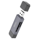 Картридер Hoco HB45 USB3.0 to Type-C gray PLS-00-00154603