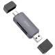 Картридер Hoco HB45 USB3.0 to Type-C gray PLS-00-00154603