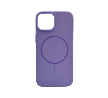 Чохол Silicone case Beats with MagSafe iPhone 15 elegant purple PLS-00-00154919