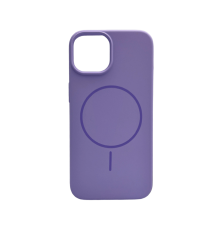 Чохол Silicone case Beats with MagSafe iPhone 15 elegant purple PLS-00-00154919