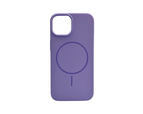 Чохол Silicone case Beats with MagSafe iPhone 15 elegant purple PLS-00-00154919