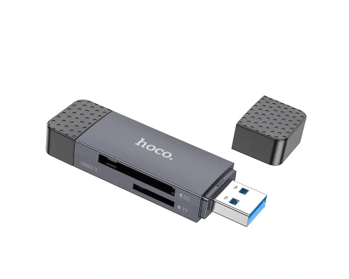 Картридер Hoco HB45 USB3.0 to Type-C gray PLS-00-00154603