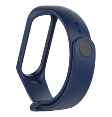 Ремінець Xiaomi Mi Band (3,4) Silicone dark blue PLS-00-00073695