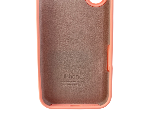 Чохол Silicone Case Full Camera Protective для iPhone 16 grapefruit PLS-00-00130767