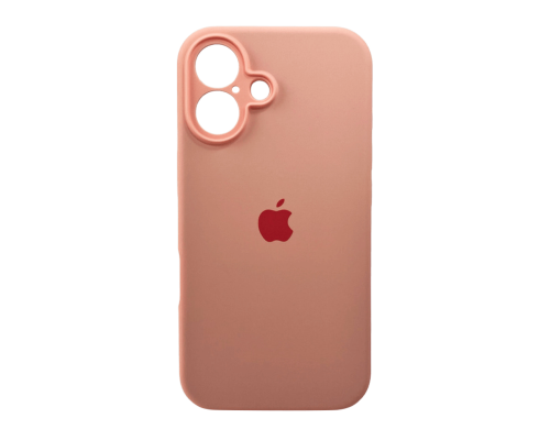 Чохол Silicone Case Full Camera Protective для iPhone 16 grapefruit PLS-00-00130767
