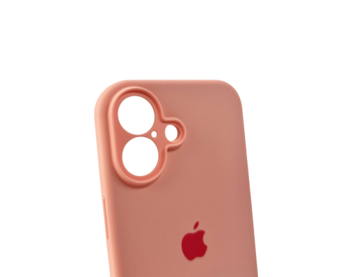Чохол Silicone Case Full Camera Protective для iPhone 16 grapefruit PLS-00-00130767
