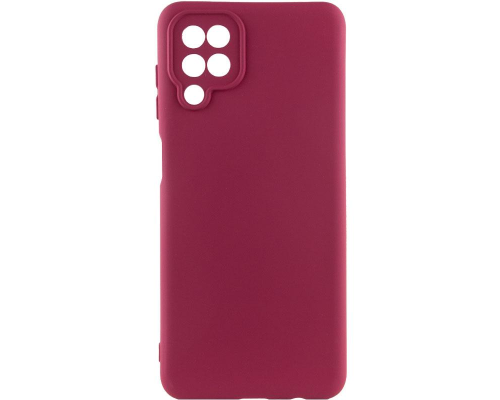 Чохол Silicone Cover Full Camera Samsung A125 Galaxy A12 marsala PLS-00-00118244