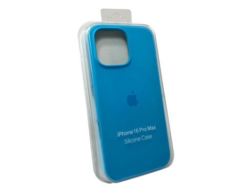 Чохол Silicone Case Full Protective для iPhone 16 Pro Max surf blue PLS-00-00130731