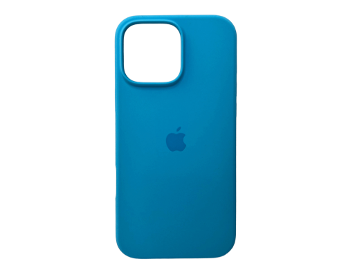 Чохол Silicone Case Full Protective для iPhone 16 Pro Max surf blue PLS-00-00130731