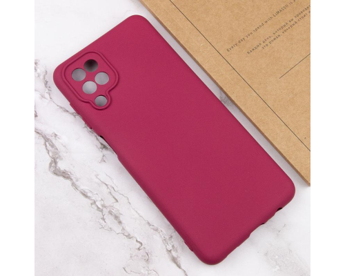 Чохол Silicone Cover Full Camera Samsung A125 Galaxy A12 marsala PLS-00-00118244