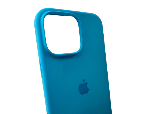 Чохол Silicone Case Full Protective для iPhone 16 Pro Max surf blue PLS-00-00130731