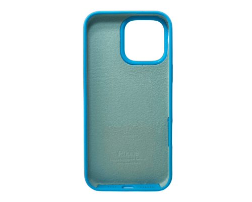 Чохол Silicone Case Full Protective для iPhone 16 Pro Max surf blue PLS-00-00130731