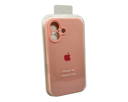 Чохол Silicone Case Full Camera Protective для iPhone 16 grapefruit PLS-00-00130767