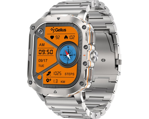 Смарт годинник Gelius Amazwatch Tactical Heavy GP-SW016 silver PLS-00-00161434