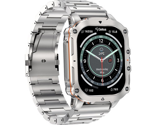 Смарт годинник Gelius Amazwatch Tactical Heavy GP-SW016 silver PLS-00-00161434