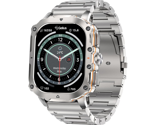 Смарт годинник Gelius Amazwatch Tactical Heavy GP-SW016 silver PLS-00-00161434