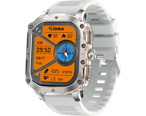 Смарт годинник Gelius Amazwatch Tactical Heavy GP-SW016 silver PLS-00-00161434