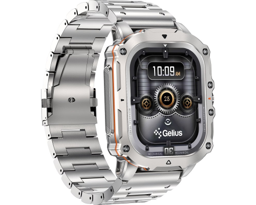 Смарт годинник Gelius Amazwatch Tactical Heavy GP-SW016 silver PLS-00-00161434