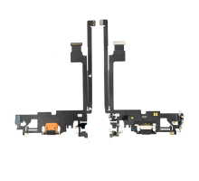 Шлейф iPhone 12 Pro Max з роз'ємом зарядки graphite (Original Used) PLS-00-00093436