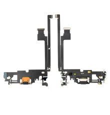 Шлейф iPhone 12 Pro Max з роз'ємом зарядки graphite (Original Used) PLS-00-00093436