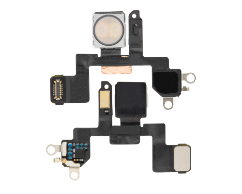 Шлейф iPhone 12 Mini зі спалахом (Original Used) PLS-00-00091169