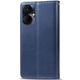 Чохол-книжка Leather GETMAN with card holder TECNO Spark 9 Pro blue PLS-00-00128947