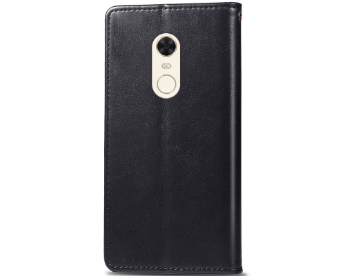 Чохол-книжка Leather GETMAN with card holder Xiaomi Redmi 5 Plus black PLS-00-00128990