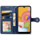 Чохол-книжка Leather GETMAN with card holder Xiaomi Redmi 13C blue PLS-00-00128980