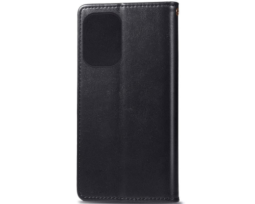 Чохол-книжка Leather GETMAN with card holder Xiaomi Redmi 12 black PLS-00-00128974