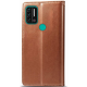 Чохол-книжка Leather GETMAN with card holder Umidigi A9 brown PLS-00-00128960
