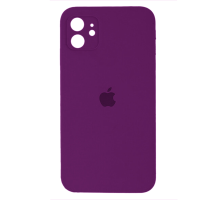 Чохол Silicone Case Квадратні Борти Full Camera iPhone 11 purple PLS-00-00102269