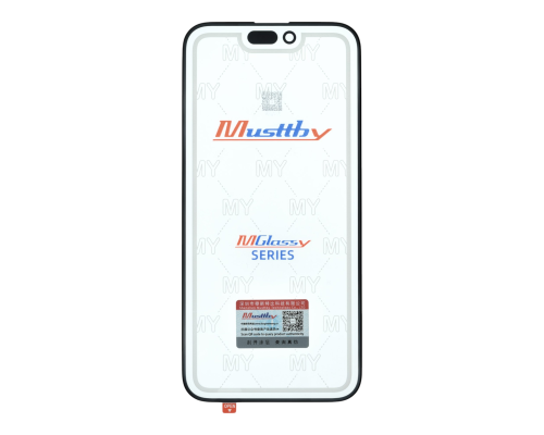 Скло дисплея iPhone 15 Pro Max з OCA black (Musttby) PLS-00-00130434