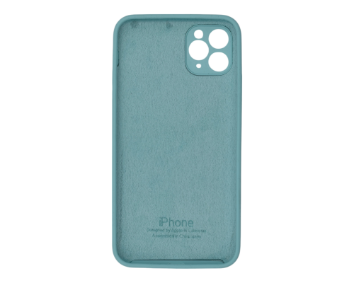 Чохол Silicone Case Квадратні Борти Full Camera iPhone 11 Pro Max sea blue PLS-00-00112492