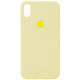 Чохол Silicone Case Full Protective iPhone XS Max cream yellow PLS-00-00108876