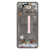 Дисплей Samsung A536 Galaxy A53 (2022) з сенсором та рамкою white (Original) PLS-00-00090155