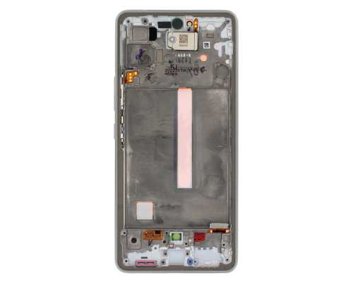 Дисплей Samsung A536 Galaxy A53 (2022) з сенсором та рамкою white (Original) PLS-00-00090155