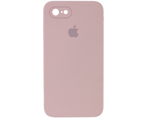 Чохол Silicone Case Квадратні Борти Full Camera iPhone 6 pink sand PLS-00-00105887