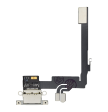 Шлейф iPhone 16 Pro з роз'ємом зарядки white titanium (Original) PLS-00-00133980