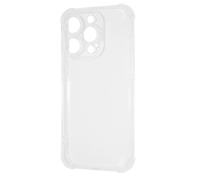 Чохол WXD Silicone 0.8 mm HQ iPhone 15 Pro transparent PLS-00-00109354