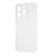 Чохол WXD Silicone 0.8 mm HQ iPhone 15 Pro transparent PLS-00-00109354