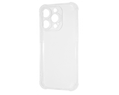 Чохол WXD Silicone 0.8 mm HQ iPhone 15 Pro transparent PLS-00-00109354